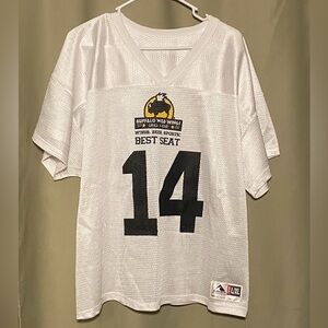 Buffalo Wild Wings Best Seat 14  Augusta Sportswear Bud Light Mesh  Jersey L/XL